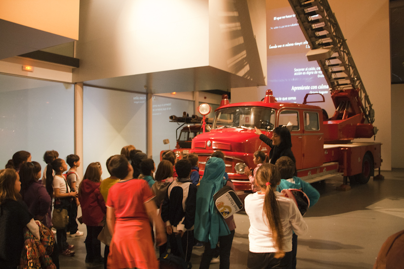 Visita al museo de bomberos de Alcoy